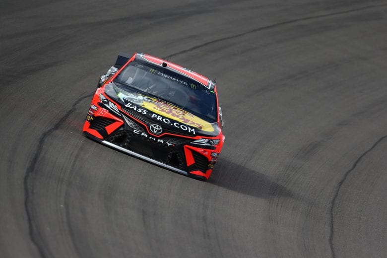 LAS VEGAS, NV - MARCH 02: Martin Truex Jr., driver of the #19 Bass Pro Shops Toyota, practices for the Monster Energy NASCAR Cup Series Pennzoil 400 at Las Vegas Motor Speedway on March 2, 2019 in Las Vegas, Nevada.  (Photo by Sarah Crabill/Getty Images) | Getty Images