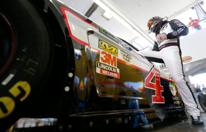 LAS VEGAS, NV - MARCH 02:  Kevin Harvick, driver of the #4 Jimmy John's Ford,   during practice for the Monster Energy NASCAR Cup Series Pennzoil 400 at Las Vegas Motor Speedway on March 2, 2019 in Las Vegas, Nevada.  (Photo by Jonathan Ferrey/Getty Images) | Getty Images
