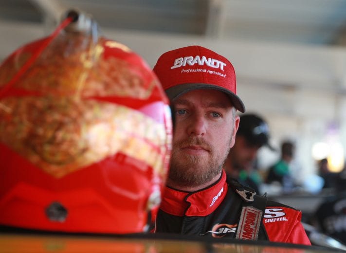 AVONDALE, AZ - MARCH 08:  Justin Allgaier, driver of the #7 BRANDT Professional Agriculture Chevrolet, stands by his car during practice for the NASCAR XFINITY Series iK9 Service Dog 200 at ISM Raceway on March 8, 2019 in Avondale, Arizona.  (Photo by Matt Sullivan/Getty Images) | Getty Images