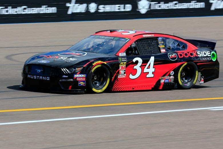 AVONDALE, AZ - MARCH 08: Michael McDowell, driver of the #34 Dockside Logistics Ford, practices for the Monster Energy NASCAR Cup Series TicketGuardian 500 at ISM Raceway on March 8, 2019 in Avondale, Arizona. (Photo by Daniel Shirey/Getty Images) | Getty Images