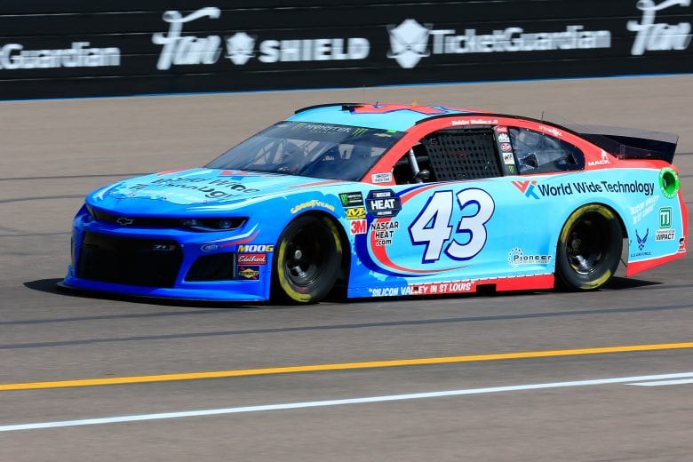 AVONDALE, AZ - MARCH 08: Bubba Wallace, driver of the #43 World Wide Technology Chevrolet, practices for the Monster Energy NASCAR Cup Series TicketGuardian 500 at ISM Raceway on March 8, 2019 in Avondale, Arizona. (Photo by Daniel Shirey/Getty Images) | Getty Images
