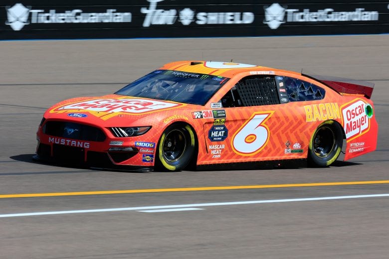 AVONDALE, AZ - MARCH 08: Ryan Newman, driver of the #6 Oscar Mayer Bacon Ford, practices for the Monster Energy NASCAR Cup Series TicketGuardian 500 at ISM Raceway on March 8, 2019 in Avondale, Arizona. (Photo by Daniel Shirey/Getty Images) | Getty Images