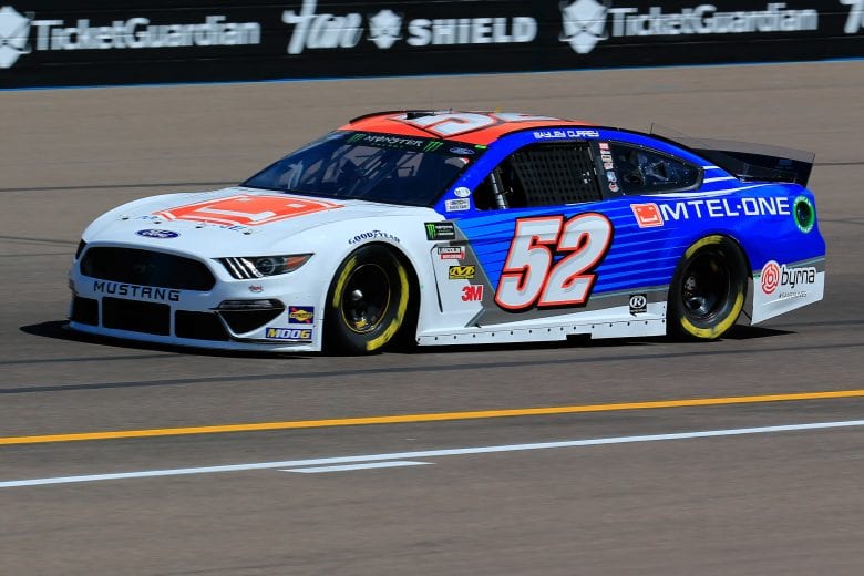 AVONDALE, AZ - MARCH 08: Bayley Currey, driver of the #52 Mtel-One Ford, practices for the Monster Energy NASCAR Cup Series TicketGuardian 500 at ISM Raceway on March 8, 2019 in Avondale, Arizona. (Photo by Daniel Shirey/Getty Images) | Getty Images