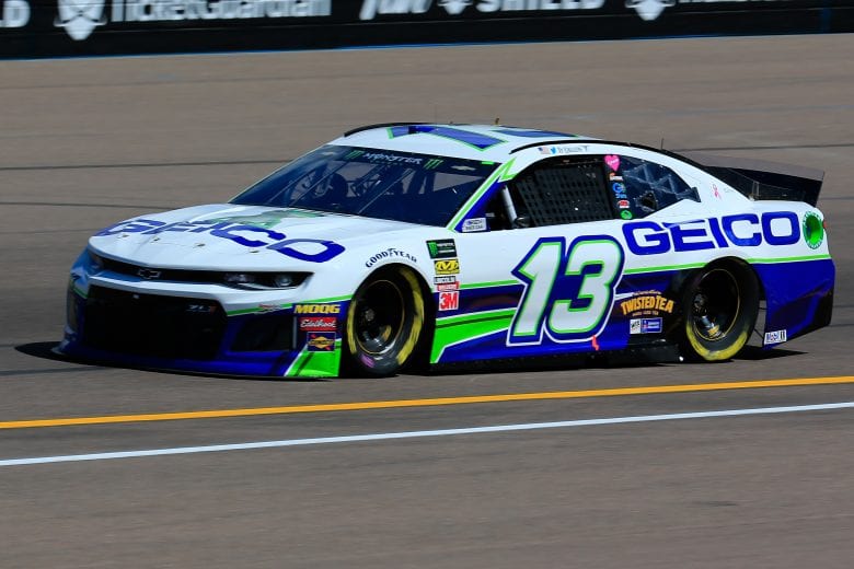 AVONDALE, AZ - MARCH 08: Ty Dillon, driver of the #13 GEICO Chevrolet, practices for the Monster Energy NASCAR Cup Series TicketGuardian 500 at ISM Raceway on March 8, 2019 in Avondale, Arizona. (Photo by Daniel Shirey/Getty Images) | Getty Images