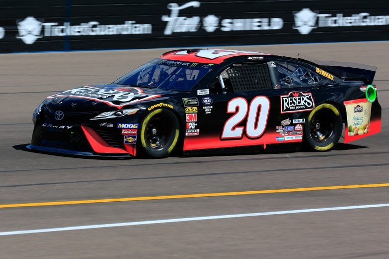 AVONDALE, AZ - MARCH 08: Erik Jones, driver of the #20 Reser's Fine Foods Toyota, practices for the Monster Energy NASCAR Cup Series TicketGuardian 500 at ISM Raceway on March 8, 2019 in Avondale, Arizona. (Photo by Daniel Shirey/Getty Images) | Getty Images