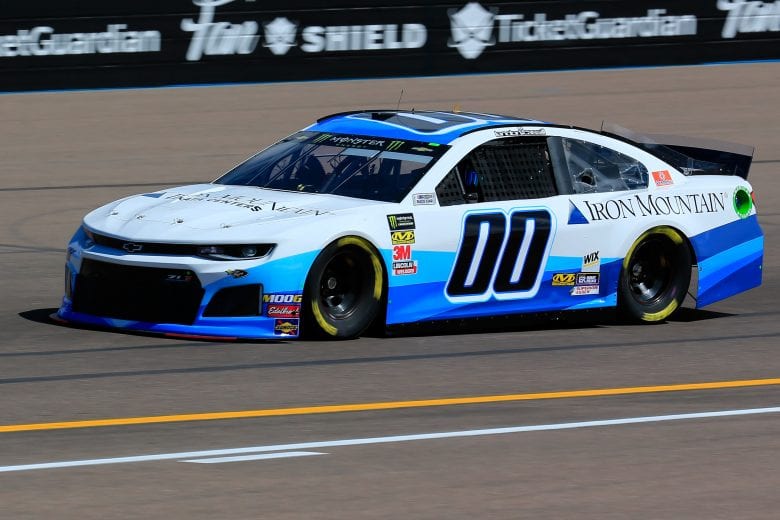 AVONDALE, AZ - MARCH 08: Landon Cassill, driver of the #00 Iron Mountain Data Centers Chevrolet, practices for the Monster Energy NASCAR Cup Series TicketGuardian 500 at ISM Raceway on March 8, 2019 in Avondale, Arizona. (Photo by Daniel Shirey/Getty Images) | Getty Images