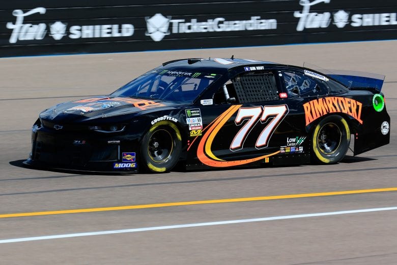 AVONDALE, AZ - MARCH 08: Quin Houff, driver of the #77 Rim Ryderz Chevrolet, practices for the Monster Energy NASCAR Cup Series TicketGuardian 500 at ISM Raceway on March 8, 2019 in Avondale, Arizona. (Photo by Daniel Shirey/Getty Images) | Getty Images