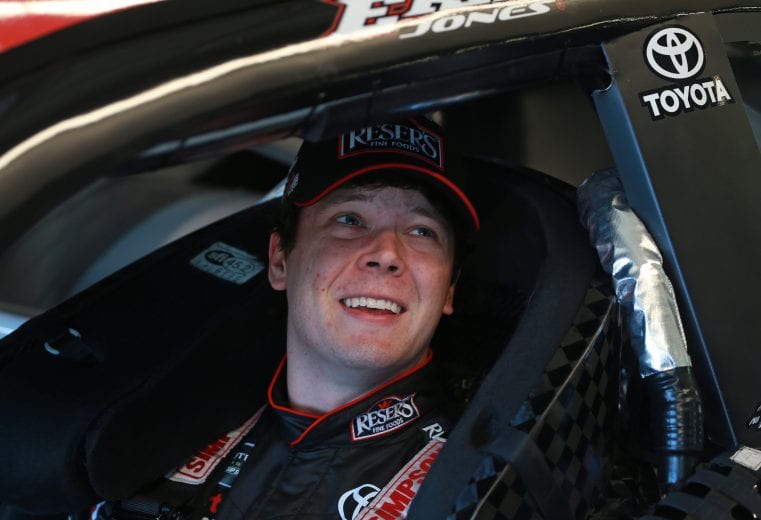 AVONDALE, AZ - MARCH 09:  Erik Jones, driver of the #20 Reser's Fine Foods Toyota, sits in his car during practice for the Monster Energy NASCAR Cup Series TicketGuardian 500 at ISM Raceway on March 9, 2019 in Avondale, Arizona.  (Photo by Matt Sullivan/Getty Images) | Getty Images