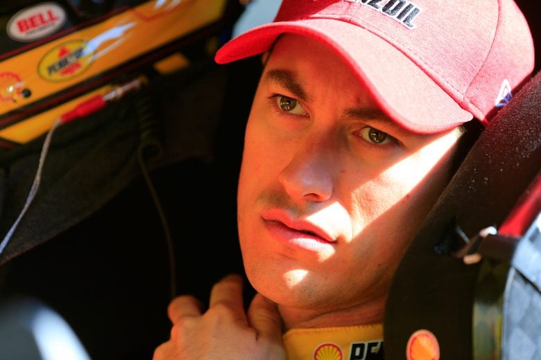 AVONDALE, AZ - MARCH 09: Joey Logano, driver of the #22 Shell Pennzoil Ford, sits in his car during practice for the Monster Energy NASCAR Cup Series TicketGuardian 500 at ISM Raceway on March 9, 2019 in Avondale, Arizona. (Photo by Daniel Shirey/Getty Images) | Getty Images