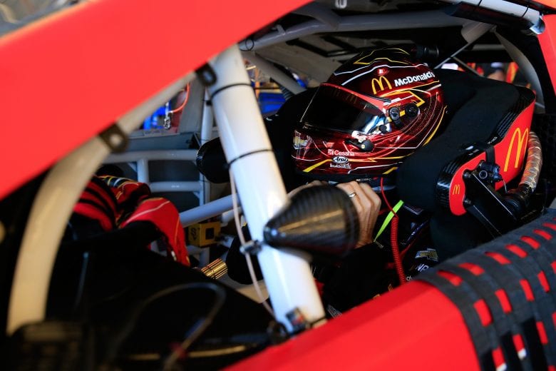 AVONDALE, AZ - MARCH 09:  Kyle Larson, driver of the #42 McDonald's Chevrolet, sits in his car during practice for the Monster Energy NASCAR Cup Series TicketGuardian 500 at ISM Raceway on March 9, 2019 in Avondale, Arizona.  (Photo by Daniel Shirey/Getty Images) | Getty Images