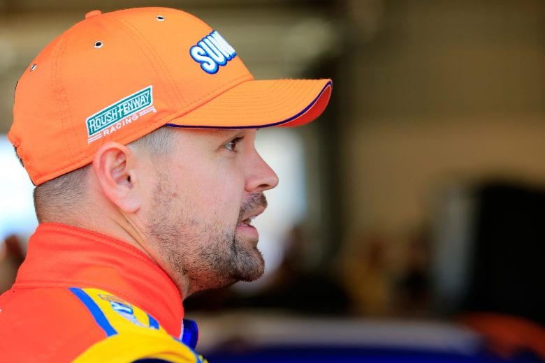 AVONDALE, AZ - MARCH 09: Ricky Stenhouse Jr., driver of the #17 Sunny D Ford, stands in the garage area during practice for the Monster Energy NASCAR Cup Series TicketGuardian 500 at ISM Raceway on March 9, 2019 in Avondale, Arizona. (Photo by Daniel Shirey/Getty Images) | Getty Images
