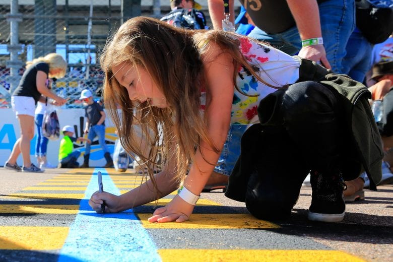 AVONDALE, AZ - MARCH 10:  Fans participate in pre race activities prior to during the Monster Energy NASCAR Cup Series TicketGuardian 500 at ISM Raceway on March 10, 2019 in Avondale, Arizona.  (Photo by Daniel Shirey/Getty Images) | Getty Images