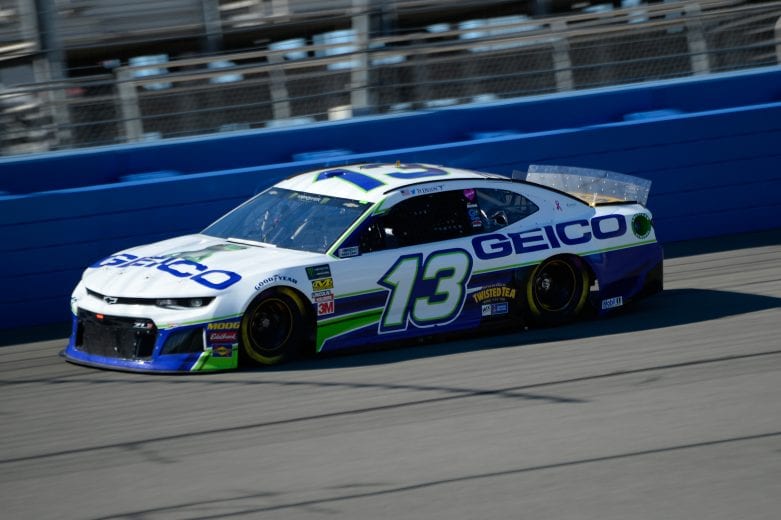 FONTANA, CA - MARCH 15: Ty Dillon, driver of the #13 GEICO Chevrolet, practices for the Monster Energy NASCAR Cup Series Auto Club 400 at Auto Club Speedway on March 15, 2019 in Fontana, California. (Photo by Robert Laberge/Getty Images) | Getty Images