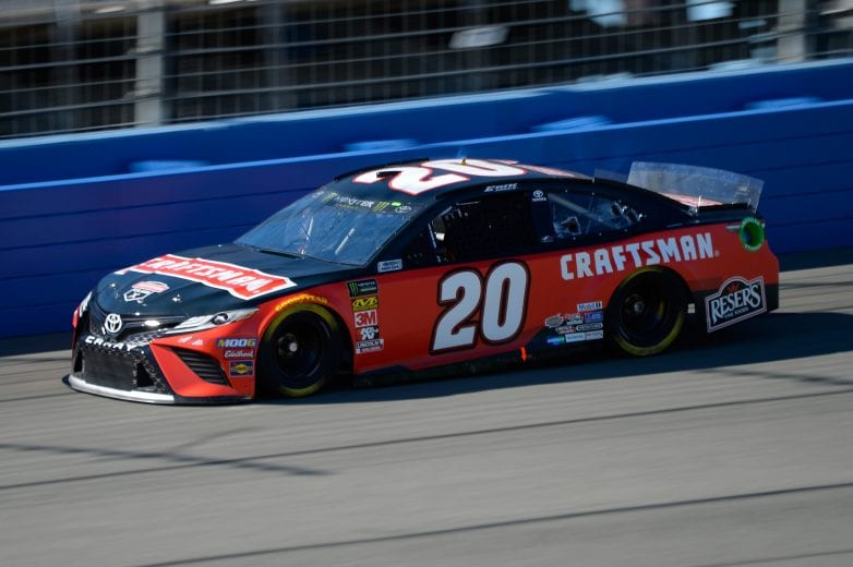 FONTANA, CA - MARCH 15: Erik Jones, driver of the #20 Craftsman Toyota, practices for the Monster Energy NASCAR Cup Series Auto Club 400 at Auto Club Speedway on March 15, 2019 in Fontana, California. (Photo by Robert Laberge/Getty Images) | Getty Images