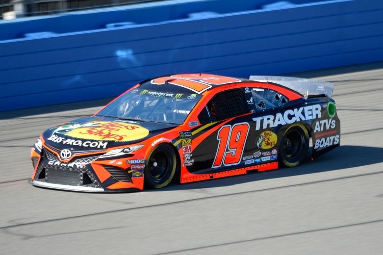 FONTANA, CA - MARCH 15: Martin Truex Jr, driver of the #19 Bass Pro Shops Toyota, practices for the Monster Energy NASCAR Cup Series Auto Club 400 at Auto Club Speedway on March 15, 2019 in Fontana, California. (Photo by Robert Laberge/Getty Images) | Getty Images