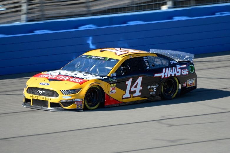 FONTANA, CA - MARCH 15: Clint Bowyer, driver of the #14 Rush Truck Centers/Haas Automation Ford, practices for the Monster Energy NASCAR Cup Series Auto Club 400 at Auto Club Speedway on March 15, 2019 in Fontana, California. (Photo by Robert Laberge/Getty Images) | Getty Images