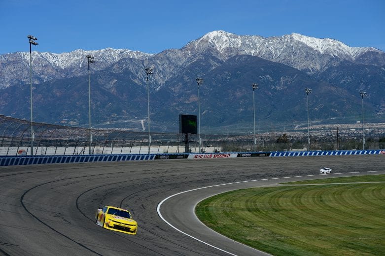 FONTANA, CA - MARCH 15: Ryan Preece, driver of the #8 Velveeta Shells and Cheese Chevrolet, during practice for the NASCAR Xfinity Series Production Alliance Group 300 at Auto Club Speedway on March 15, 2019 in Fontana, California. (Photo by Robert Laberge/Getty Images) | Getty Images