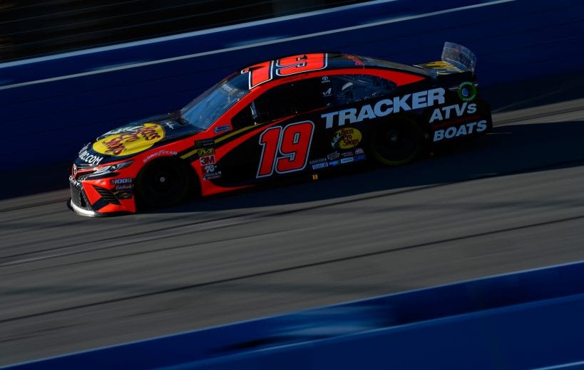 FONTANA, CA - MARCH 16: Martin Truex Jr, driver of the #19 Bass Pro Shops Toyota, during practice for the Monster Energy NASCAR Cup Series Auto Club 400 at Auto Club Speedway on March 16, 2019 in Fontana, California. (Photo by Robert Laberge/Getty Images) | Getty Images