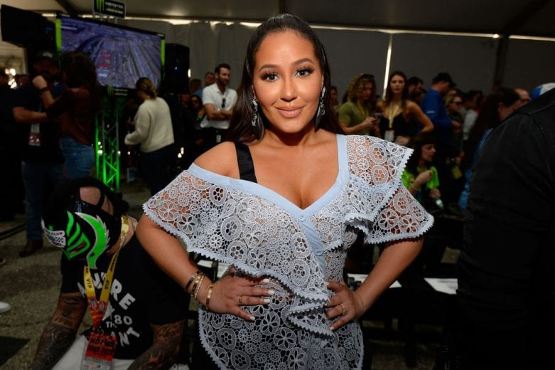 FONTANA, CA - MARCH 17: Adrienne Houghton attends the driver's meeting prior to the Monster Energy NASCAR Cup Series Auto Club 400 at Auto Club Speedway on March 17, 2019 in Fontana, California. (Photo by Robert Laberge/Getty Images) | Getty Images