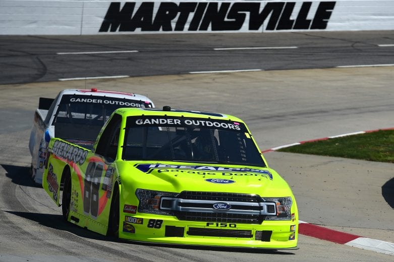 MARTINSVILLE, VA - MARCH 22:  Matt Crafton, driver of the #88 Ideal Door/Menards Ford, practices for the NASCAR Gander Outdoors Truck Series TruNorth Global 250 at Martinsville Speedway on March 22, 2019 in Martinsville, Virginia.  (Photo by Jared C. Tilton/Getty Images) | Getty Images