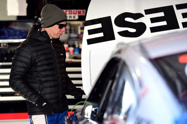 MARTINSVILLE, VA - MARCH 23:  Brad Keselowski, driver of the #2 Reese/Draw Tite Ford, stands in the garage area during practice for the Monster Energy NASCAR Cup Series STP 500 at Martinsville Speedway on March 23, 2019 in Martinsville, Virginia.  (Photo by Jared C. Tilton/Getty Images) | Getty Images