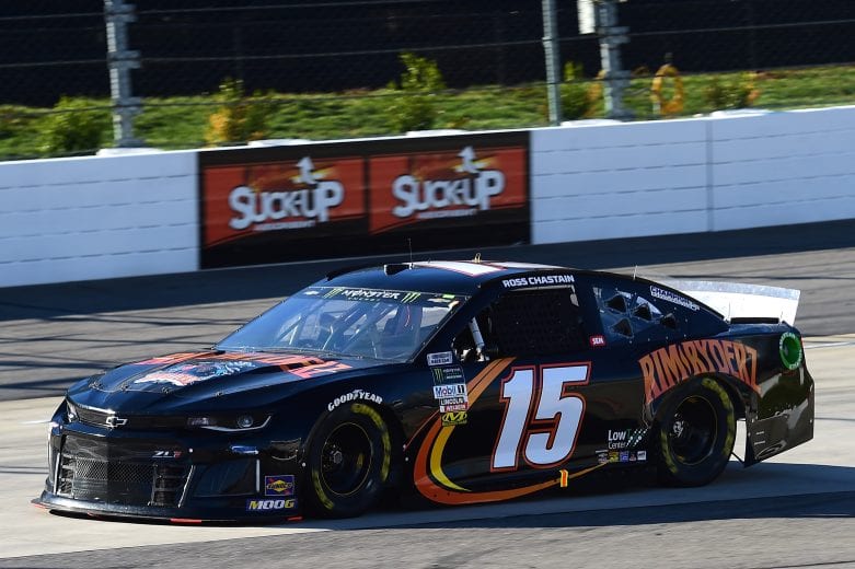 MARTINSVILLE, VA - MARCH 23: Ross Chastain, driver of the #15 Rim Riderz Chevrolet, drives during practice for the Monster Energy NASCAR Cup Series STP 500 at Martinsville Speedway on March 23, 2019 in Martinsville, Virginia. (Photo by Jared C. Tilton/Getty Images) | Getty Images