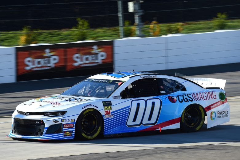 MARTINSVILLE, VA - MARCH 23: Landon Cassill, driver of the #00 CGS Imaging Chevrolet, drives during practice for the Monster Energy NASCAR Cup Series STP 500 at Martinsville Speedway on March 23, 2019 in Martinsville, Virginia. (Photo by Jared C. Tilton/Getty Images) | Getty Images