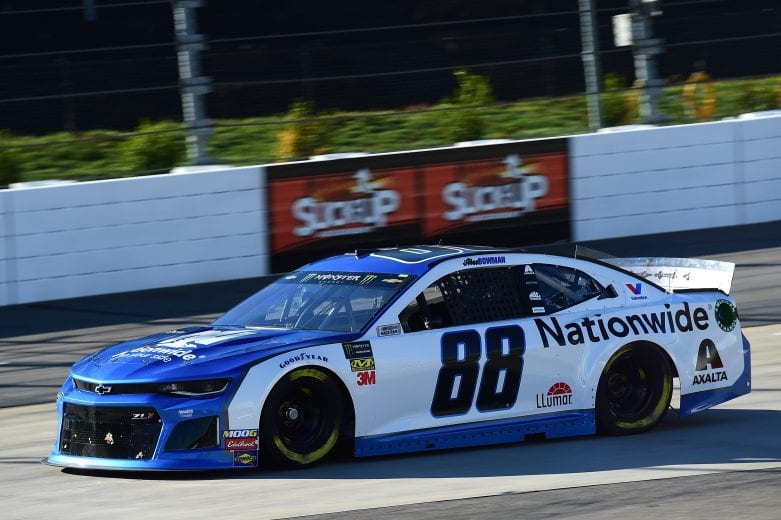 MARTINSVILLE, VA - MARCH 23: Alex Bowman, driver of the #88 Nationwide Chevrolet, drives during practice for the Monster Energy NASCAR Cup Series STP 500 at Martinsville Speedway on March 23, 2019 in Martinsville, Virginia. (Photo by Jared C. Tilton/Getty Images) | Getty Images