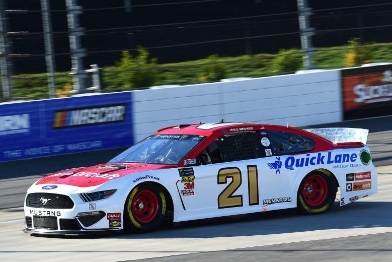 MARTINSVILLE, VA - MARCH 23: Paul Menard, driver of the #21 Motorcraft/Quick Lane Tire & Auto Center Ford, drives during practice for the Monster Energy NASCAR Cup Series STP 500 at Martinsville Speedway on March 23, 2019 in Martinsville, Virginia. (Photo by Jared C. Tilton/Getty Images) | Getty Images