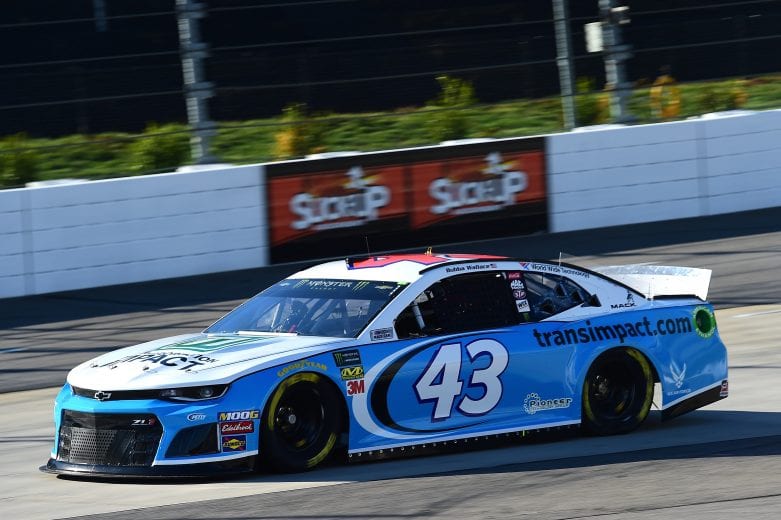 MARTINSVILLE, VA - MARCH 23: Bubba Wallace, driver of the #43 Transporation Impact Chevrolet, drives during practice for the Monster Energy NASCAR Cup Series STP 500 at Martinsville Speedway on March 23, 2019 in Martinsville, Virginia. (Photo by Jared C. Tilton/Getty Images) | Getty Images
