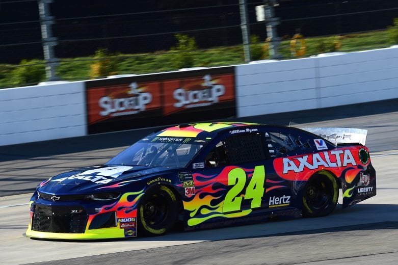 MARTINSVILLE, VA - MARCH 23: William Byron, driver of the #24 Axalta Chevrolet, drives during practice for the Monster Energy NASCAR Cup Series STP 500 at Martinsville Speedway on March 23, 2019 in Martinsville, Virginia. (Photo by Jared C. Tilton/Getty Images) | Getty Images