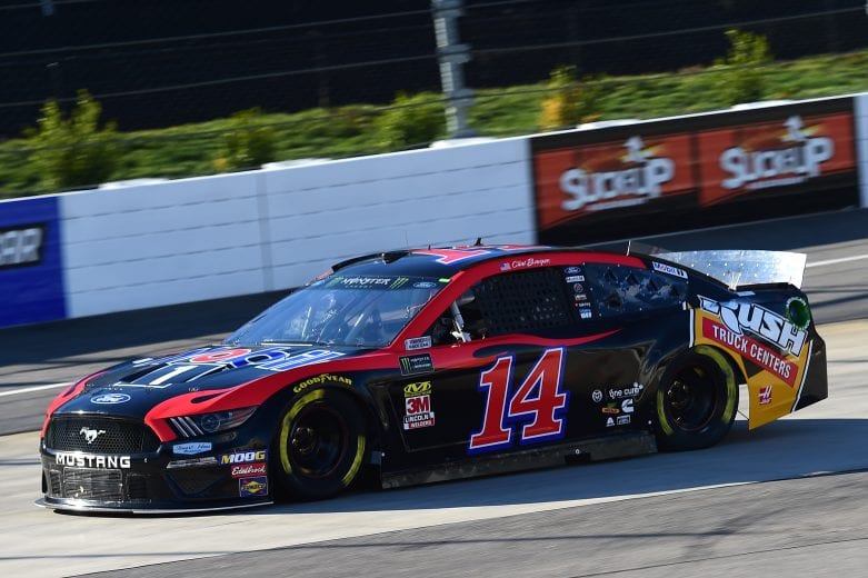 MARTINSVILLE, VA - MARCH 23: Clint Bowyer, driver of the #14 Mobil 1/Rush Truck Centers Ford, drives during practice for the Monster Energy NASCAR Cup Series STP 500 at Martinsville Speedway on March 23, 2019 in Martinsville, Virginia. (Photo by Jared C. Tilton/Getty Images) | Getty Images