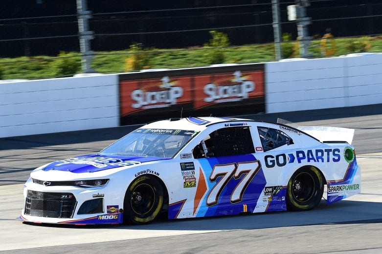 MARTINSVILLE, VA - MARCH 23: DJ Kennington, driver of the #77 Go-Parts Chevrolet, drives during practice for the Monster Energy NASCAR Cup Series STP 500 at Martinsville Speedway on March 23, 2019 in Martinsville, Virginia. (Photo by Jared C. Tilton/Getty Images) | Getty Images