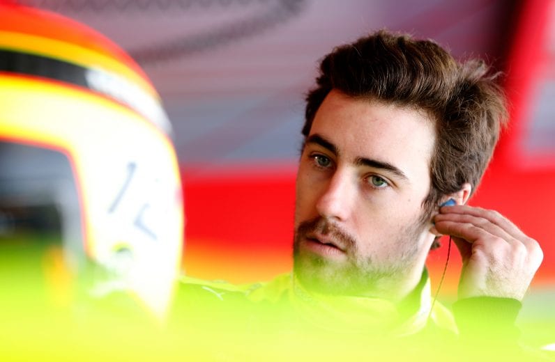 MARTINSVILLE, VA - MARCH 23:  Ryan Blaney, driver of the #12 Menards/Libman Ford, stands in the garage area during practice for the Monster Energy NASCAR Cup Series STP 500 at Martinsville Speedway on March 23, 2019 in Martinsville, Virginia.  (Photo by Brian Lawdermilk/Getty Images) | Getty Images