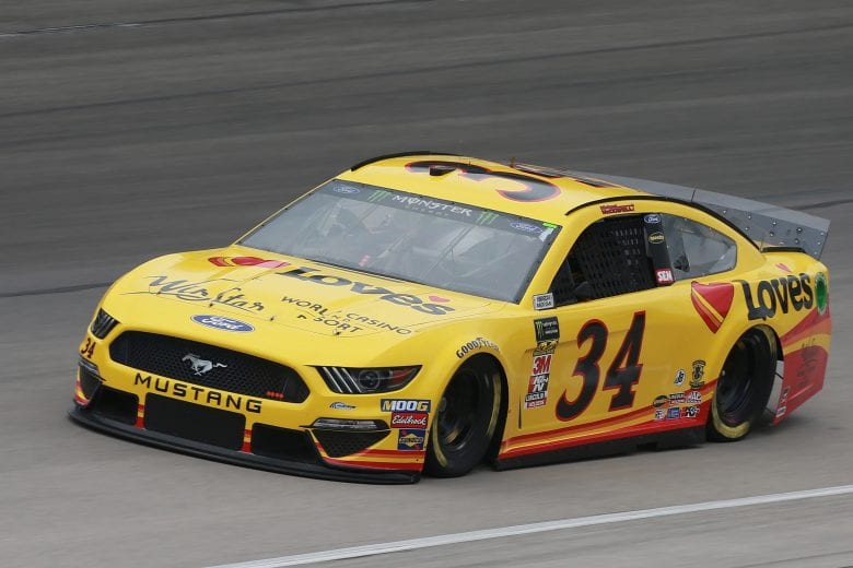 FORT WORTH, TX - MARCH 29:  Michael McDowell, driver of the #34 Love's Travel Stops Ford, practices for the Monster Energy NASCAR Cup Series O'Reilly Auto Parts 500 at Texas Motor Speedway on March 29, 2019 in Fort Worth, Texas.  (Photo by Matt Sullivan/Getty Images) | Getty Images