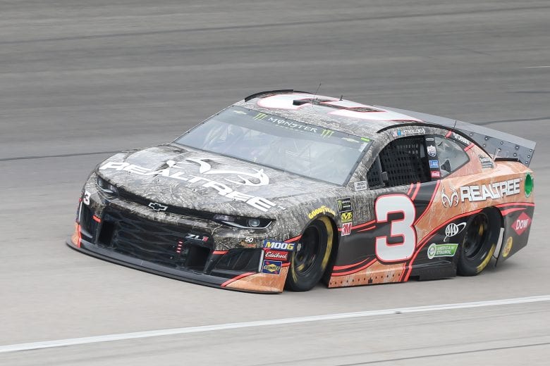 FORT WORTH, TX - MARCH 29:  Austin Dillon, driver of the #3 Realtree Chevrolet, practices for the Monster Energy NASCAR Cup Series O'Reilly Auto Parts 500 at Texas Motor Speedway on March 29, 2019 in Fort Worth, Texas.  (Photo by Matt Sullivan/Getty Images) | Getty Images