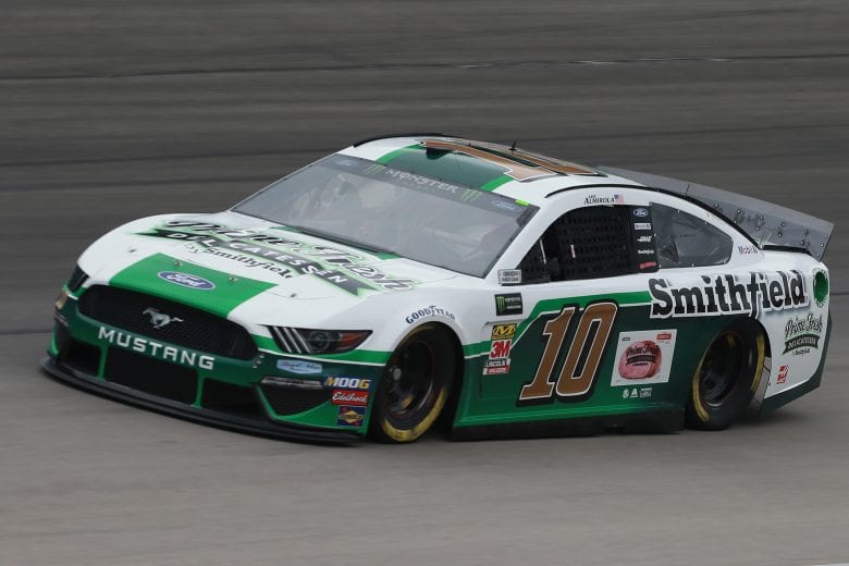 FORT WORTH, TX - MARCH 29:  Aric Almirola, driver of the #10 Smithfield Prime Fresh Ford, practices for the Monster Energy NASCAR Cup Series O'Reilly Auto Parts 500 at Texas Motor Speedway on March 29, 2019 in Fort Worth, Texas.  (Photo by Matt Sullivan/Getty Images) | Getty Images