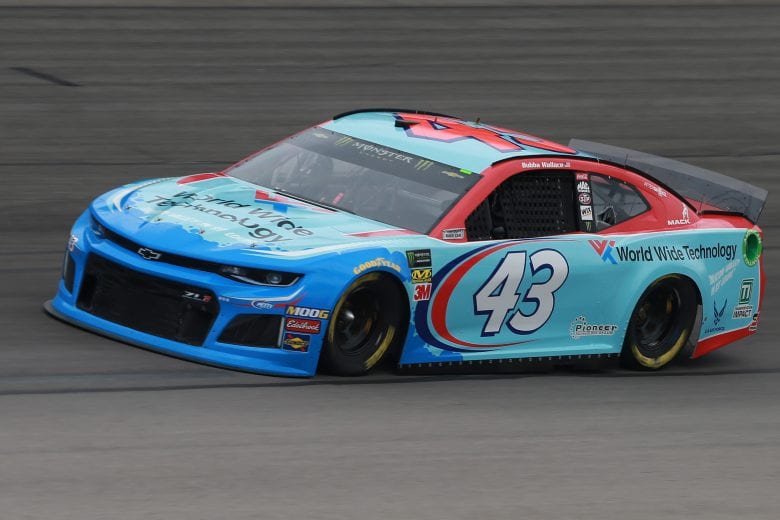 FORT WORTH, TX - MARCH 29:  Bubba Wallace, driver of the #43 World Wide Technology Chevrolet, practices for the Monster Energy NASCAR Cup Series O'Reilly Auto Parts 500 at Texas Motor Speedway on March 29, 2019 in Fort Worth, Texas.  (Photo by Matt Sullivan/Getty Images) | Getty Images