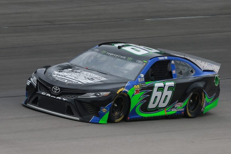 FORT WORTH, TX - MARCH 29:  Timmy Hill, driver of the #66 Toyota, practices for the Monster Energy NASCAR Cup Series O'Reilly Auto Parts 500 at Texas Motor Speedway on March 29, 2019 in Fort Worth, Texas.  (Photo by Matt Sullivan/Getty Images) | Getty Images