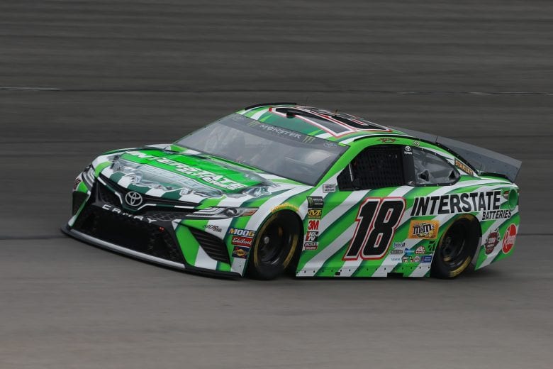 FORT WORTH, TX - MARCH 29:  Kyle Busch, driver of the #18 Interstate Batteries Toyota, practices for the Monster Energy NASCAR Cup Series O'Reilly Auto Parts 500 at Texas Motor Speedway on March 29, 2019 in Fort Worth, Texas.  (Photo by Matt Sullivan/Getty Images) | Getty Images