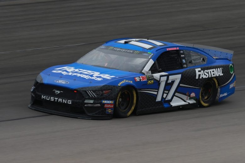 FORT WORTH, TX - MARCH 29:  Ricky Stenhouse Jr., driver of the #17 Fastenal Ford, practices for the Monster Energy NASCAR Cup Series O'Reilly Auto Parts 500 at Texas Motor Speedway on March 29, 2019 in Fort Worth, Texas.  (Photo by Matt Sullivan/Getty Images) | Getty Images