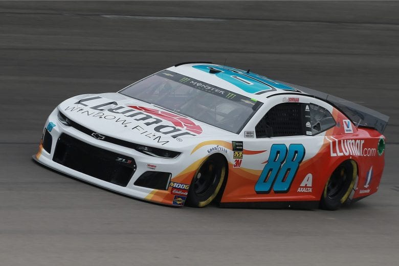 FORT WORTH, TX - MARCH 29:  Alex Bowman, driver of the #88 LLumar Chevrolet, practices for the Monster Energy NASCAR Cup Series O'Reilly Auto Parts 500 at Texas Motor Speedway on March 29, 2019 in Fort Worth, Texas.  (Photo by Matt Sullivan/Getty Images) | Getty Images