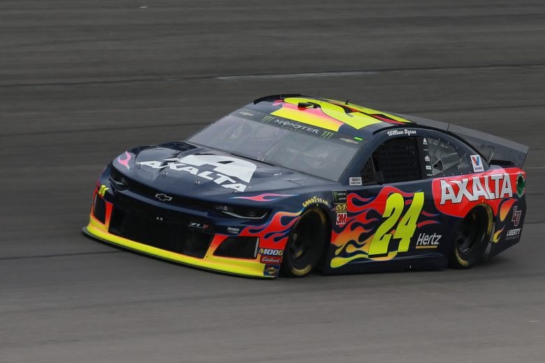 FORT WORTH, TX - MARCH 29:  William Byron, driver of the #24 Axalta/Primeline Chevrolet, practices for the Monster Energy NASCAR Cup Series O'Reilly Auto Parts 500 at Texas Motor Speedway on March 29, 2019 in Fort Worth, Texas.  (Photo by Matt Sullivan/Getty Images) | Getty Images
