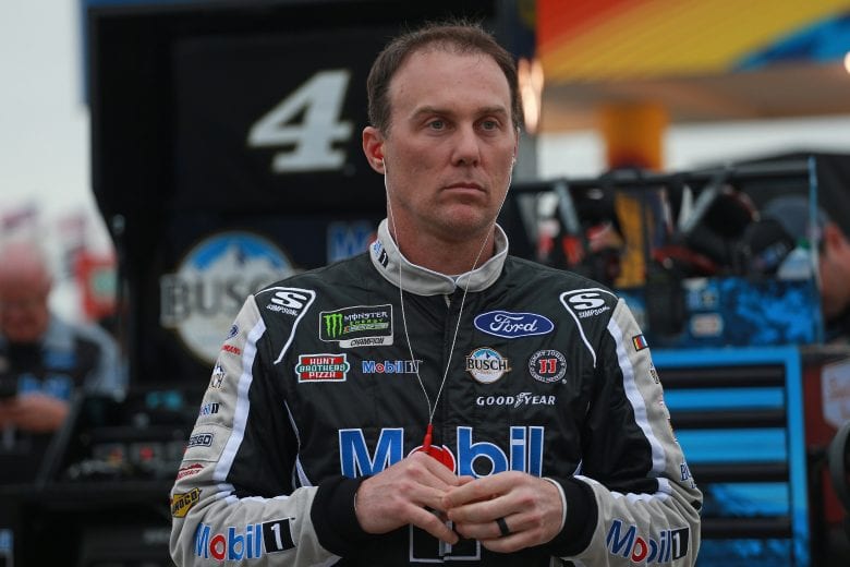 FORT WORTH, TX - MARCH 29: Kevin Harvick, driver of the #4 Mobil 1/O'Reilly Auto Parts Ford, stands by his car during qualifying for the Monster Energy NASCAR Cup Series O'Reilly Auto Parts 500 at Texas Motor Speedway on March 29, 2019 in Fort Worth, Texas. (Photo by Matt Sullivan/Getty Images) | Getty Images