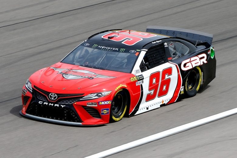 LAS VEGAS, NV - MARCH 01: Parker Kligerman Gaunt Brothers Racing Toyota, driver of the #96 Gaunt Brothers Racing,  during practice for the Monster Energy NASCAR Cup Series Pennzoil 400 at Las Vegas Motor Speedway on March 1, 2019 in Las Vegas, Nevada.  (Photo by Jonathan Ferrey/Getty Images) | Getty Images