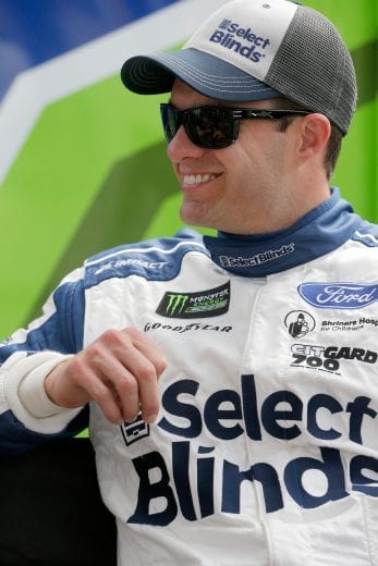 DAYTONA BEACH, FL - FEBRUARY 15: David Ragan, driver of the #38 Select Blinds Ford, stands in the garage area during practice for the Monster Energy NASCAR Cup Series 61st Annual Daytona 500 at Daytona International Speedway on February 15, 2019 in Daytona Beach, Florida. (Photo by Brian Lawdermilk/Getty Images) | Getty Images