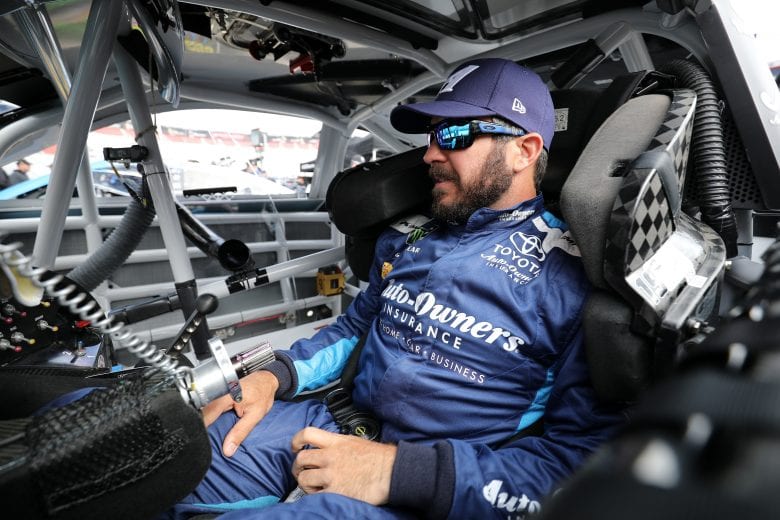 BRISTOL, TN - APRIL 06: Martin Truex Jr., driver of the #19 Auto Owners Insurance Toyota, prepares to drive during practice for the Monster Energy NASCAR Cup Series Food City 500 at Bristol Motor Speedway on April 6, 2019 in Bristol, Tennessee. (Photo by Donald Page/Getty Images) | Getty Images