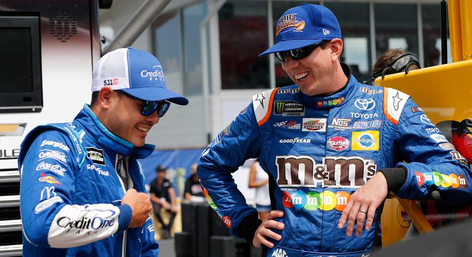 The Kyles have it Kyle Busch and Kyle Larson at Bristol Official