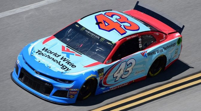 Featured Image for Bubba Wallace ignites early wreck at Talladega that collects five others