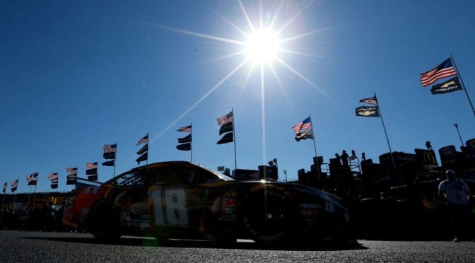 All four Joe Gibbs Racing cars among those going to rear at Talladega